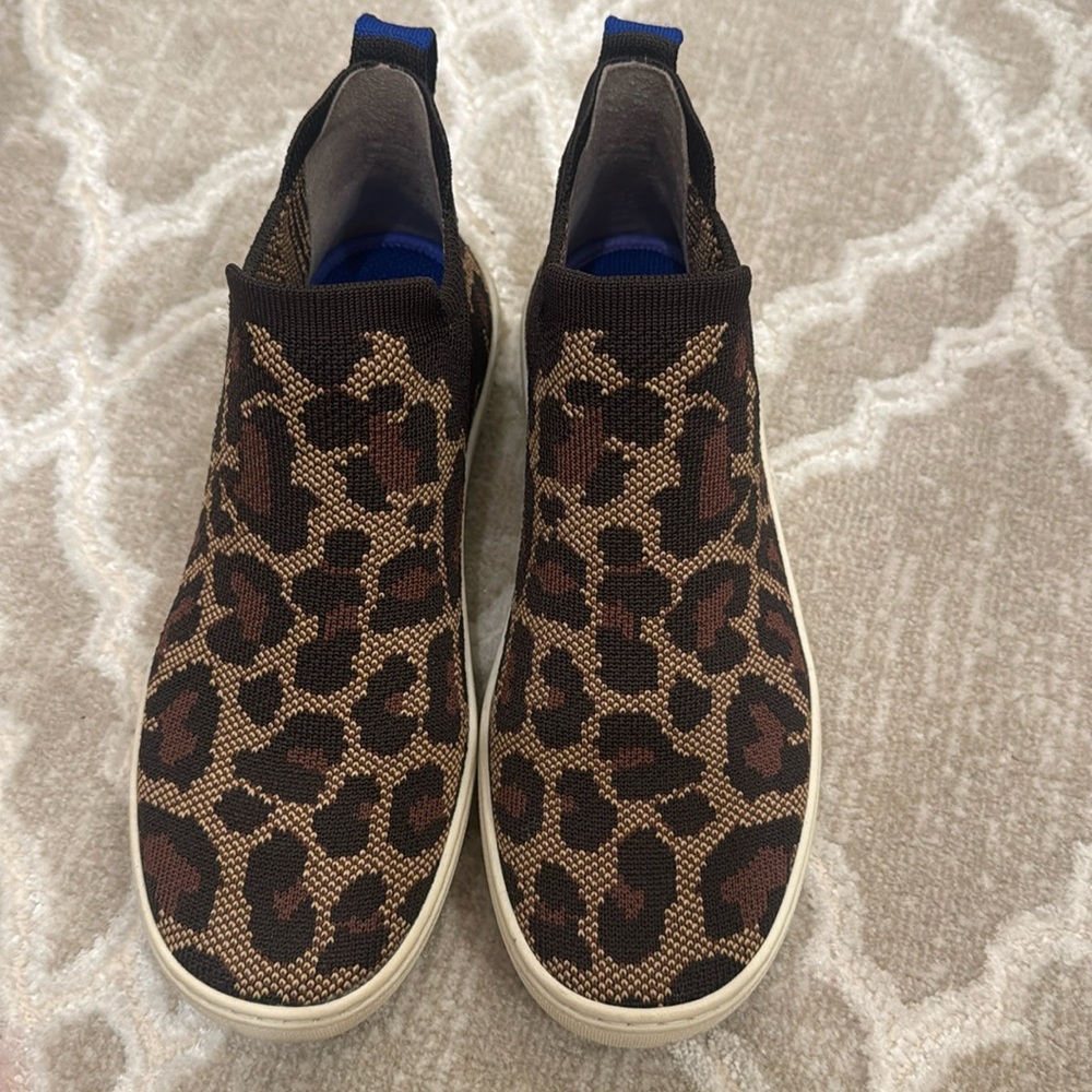 Rothy’s leopard print booties